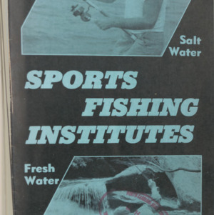 State College record, Sports Fishing Institutes,  Vol 53 No. 1, September 1954