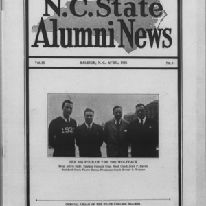 N.C. State Alumni News, Vol. 3 No. 8