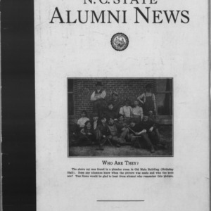 N.C. State Alumni News, Vol. 6 No. 2, November 1933