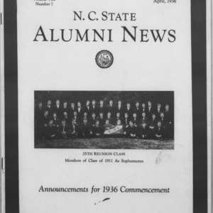 N.C. State Alumni News, Vol. 8 No. 7