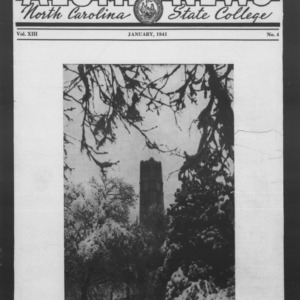North Carolina State College Alumni News, Vol. 13 No. 4