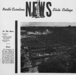 North Carolina State College News, Vol. 25, Issue Three, September, 1952