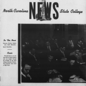 North Carolina State College News, Vol. 25, Issue Four, October, 1952