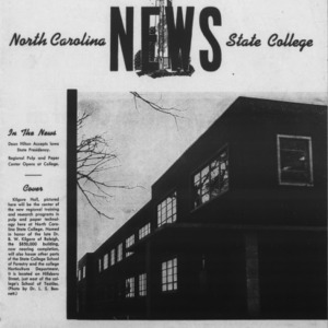 North Carolina State College News, Vol. 25, Issue Six, December, 1952