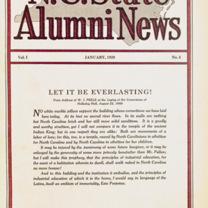 N.C. State Alumni News, Vol. 1 No. 3