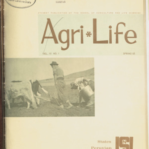 Agri-life v.3 no.1 (Spring 1965)
