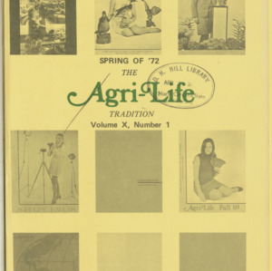 Agri-life v.10 no.1 (Spring 1972)