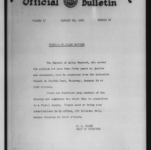 Official bulletin, Vol 2 No 55 (1931-01-23)