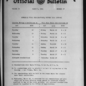 Official bulletin, Vol 2 No 67 (1931-03-05)