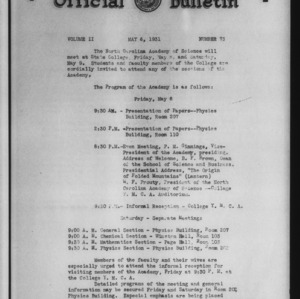 Official bulletin, Vol 2 No 73 (1931-05-06)
