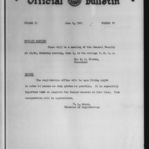 Official bulletin, Vol 2 No 76 (1931-06-05)