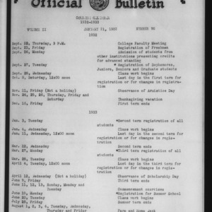 Official bulletin, Vol 1 No 95 (1932-01-21)