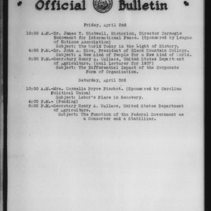 Official bulletin, Vol 8 No Unnumbered (1937-04-02)