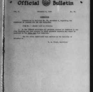 Official Bulletin, Vol. 10 No. 25