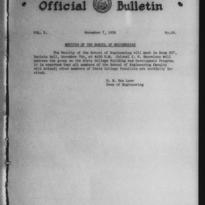 Official Bulletin, Vol. 10 No. 26