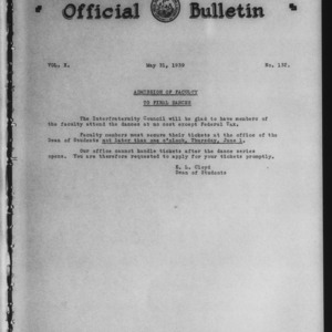 Official Bulletin, Vol. 10 No. 132