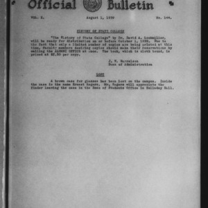 Official Bulletin, Vol. 10 No. 144