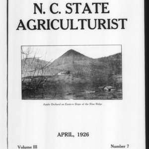 N. C. State Agriculturist Vol 3. No 7.