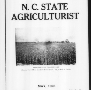 N. C. State Agriculturist Vol 3. No 8.