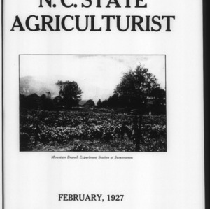 N. C. State Agriculturist Vol 4. No 5.