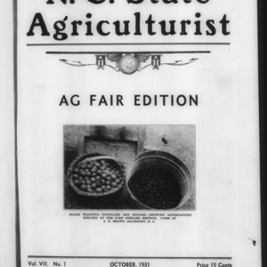 N. C. State Agriculturist Vol 7. No 1.