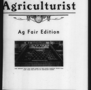 N. C. State Agriculturist Vol 8. No 1.