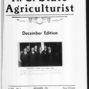 N. C. State Agriculturist Vol 8. No 3.