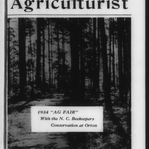 N. C. State Agriculturist Vol 10. No 1.