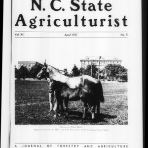 N. C. State Agriculturist Vol 12. No 5.