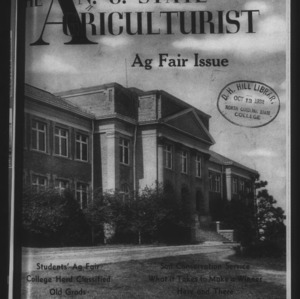 N. C. State Agriculturist Vol 14. No 1.