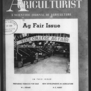 N. C. State Agriculturist Vol 16. No 1.
