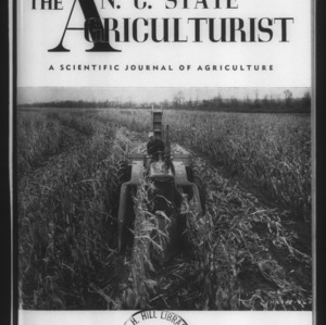 N. C. State Agriculturist Vol 24. No 1.