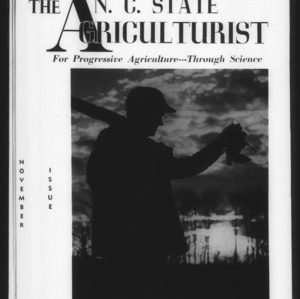 N. C. State Agriculturist Vol 33. No 1.