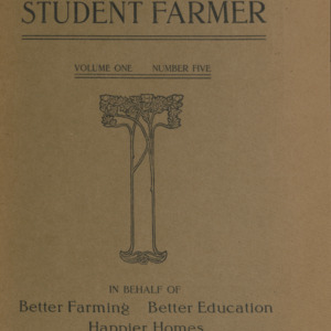 The North Carolina Student Farmer V. 1, No. 5