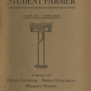 The North Carolina Student Farmer V. 1, No. 8