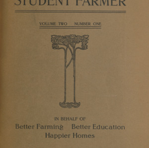 The North Carolina Student Farmer V. 2, No. 1