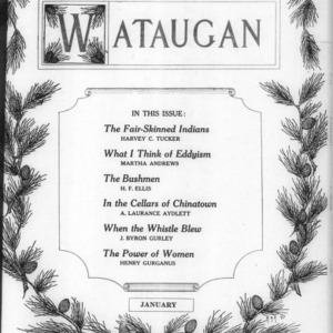 The Wataugan, Vol. 3, Issue Three, January, 1928