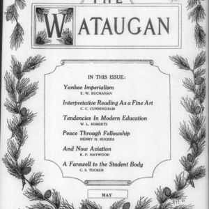The Wataugan, Vol. 3, Issue Five, May, 1928