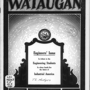 The Wataugan, Vol. 5, Issue Four, March, 1930
