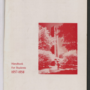 The Tower. Handbook for Students, 1957-1958.