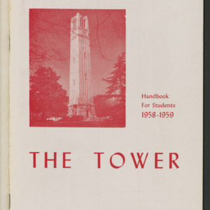 The Tower. Handbook for Students, 1958-1959.