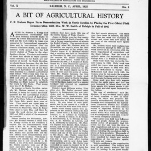 Extension Farm-News Vol. 10 No. 8, April 1925