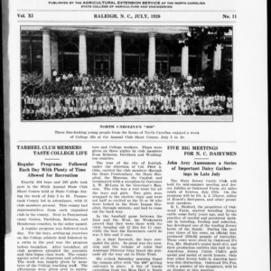 Extension Farm-News Vol. 11 No. 11, July 1926