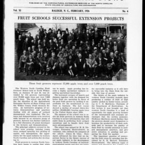 Extension Farm-News Vol. 11 No. 6, February 1926