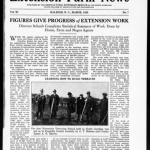 Extension Farm-News Vol. 11 No. 7, March 1926