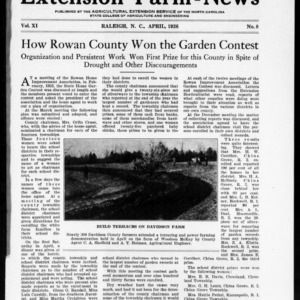 Extension Farm-News Vol. 11 No. 8, April 1926