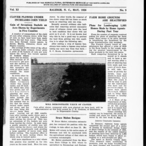 Extension Farm-News Vol. 11 No. 9, May 1926