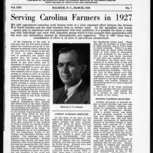 Extension Farm-News Vol. 13 No. 7, March 1928