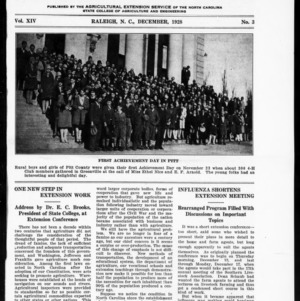 Extension Farm-News Vol. 14 No. 3, December 1928