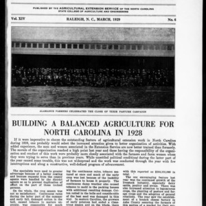Extension Farm-News Vol. 14 No. 6, March 1929